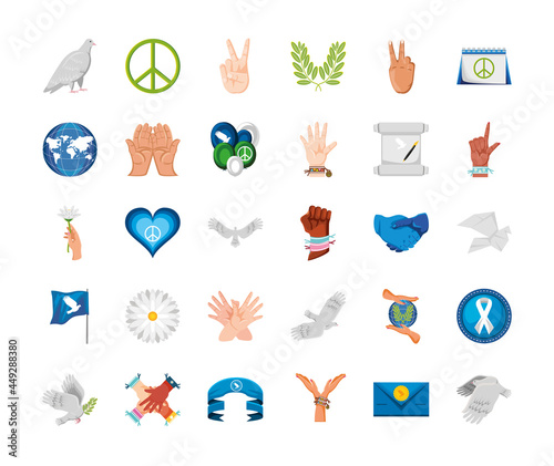 peace and love set