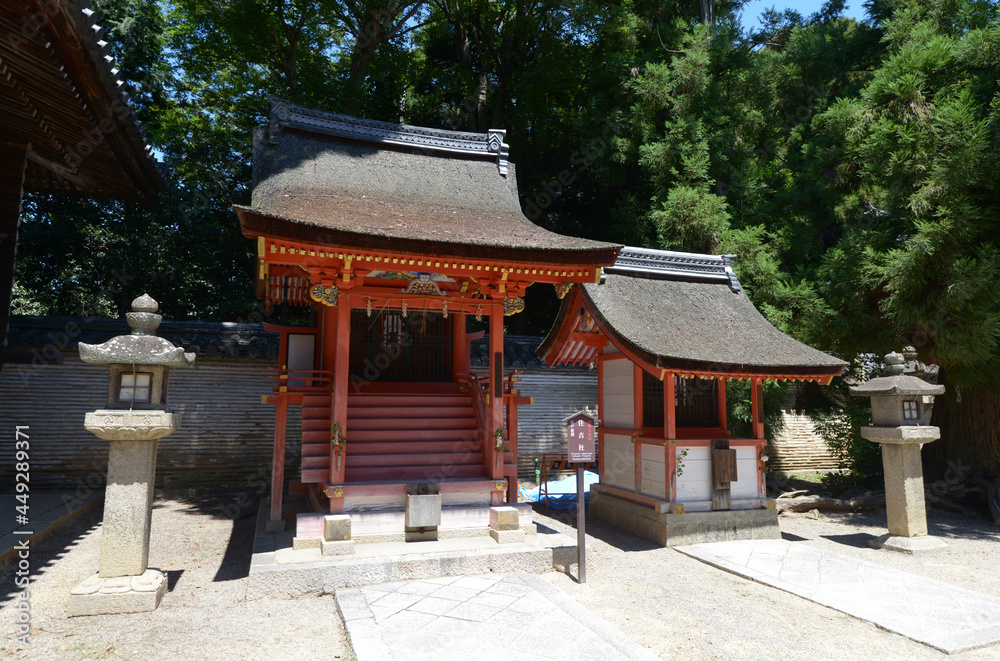 石清水八幡宮　住吉社・一童社　京都府八幡市