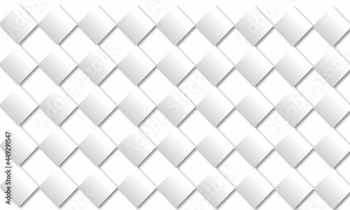 Vector seamless decorative pattern of white wicker paper strips background. 