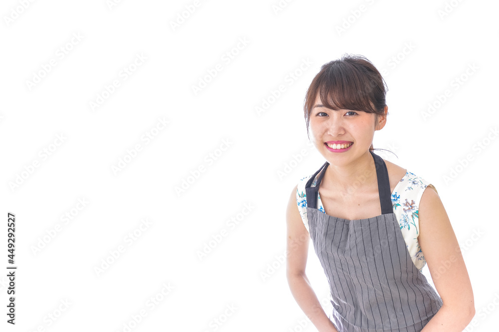 笑顔を見せる若いビジネスウーマン 笑顔を見せる若いビジネスウーマン