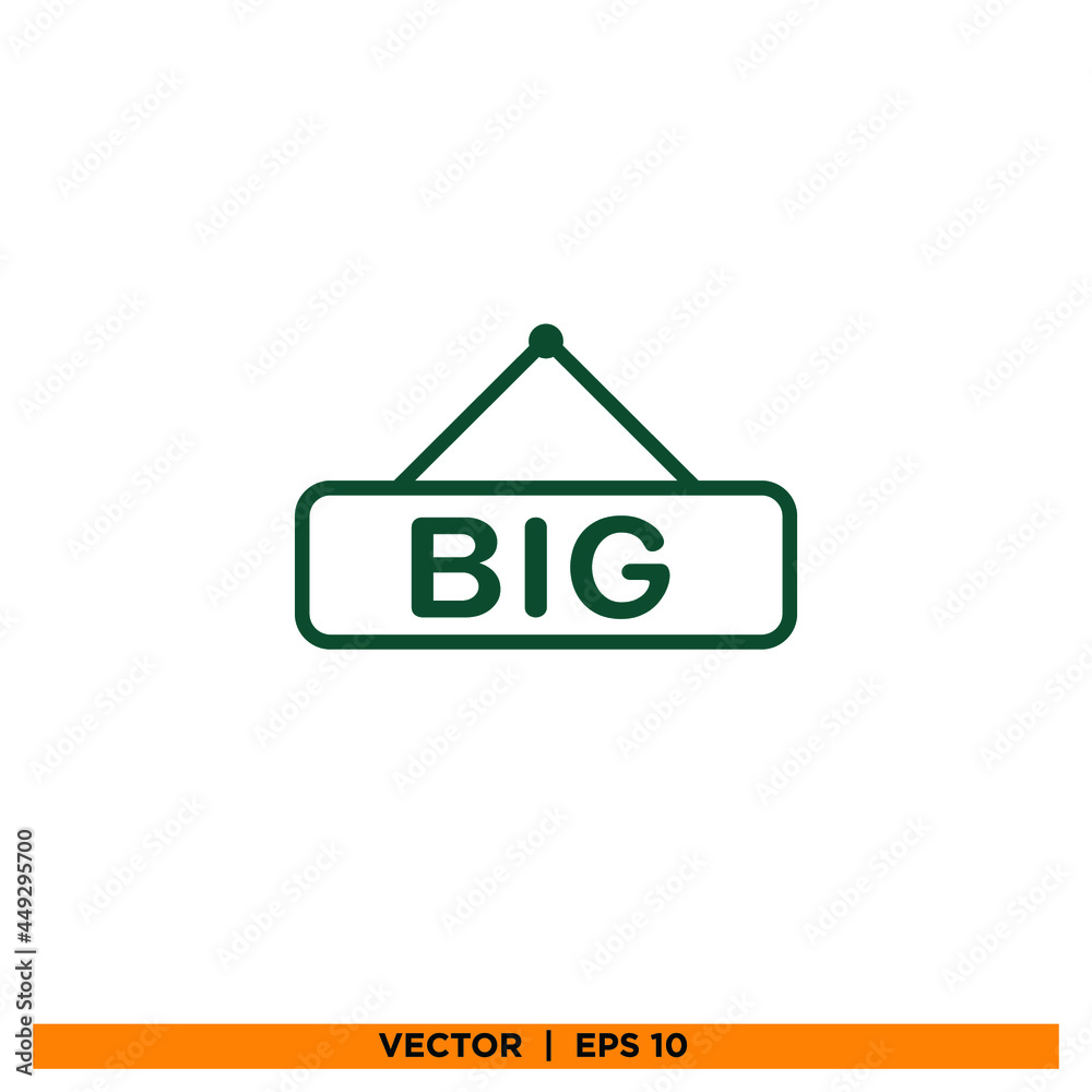 Icon vector graphic of big asset Icon vector graphic of big asset