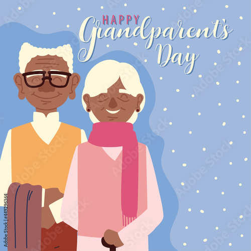 happy grandparents card