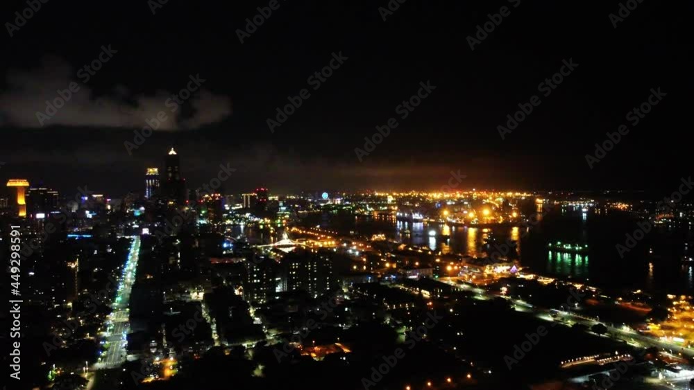 The Aerial view of Kaohsiung The Aerial view of Kaohsiung