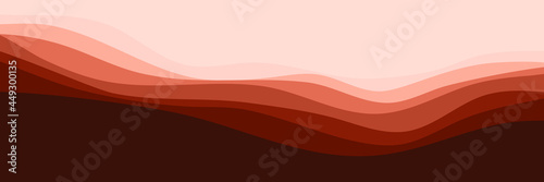 landscape flat design wave pattern for pattern background, wallpaper, background template, and backdrop design	