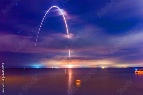 Fototapeta Naklejka Na Ścianę i Meble -  Parker Solar Probe Rocket Launch