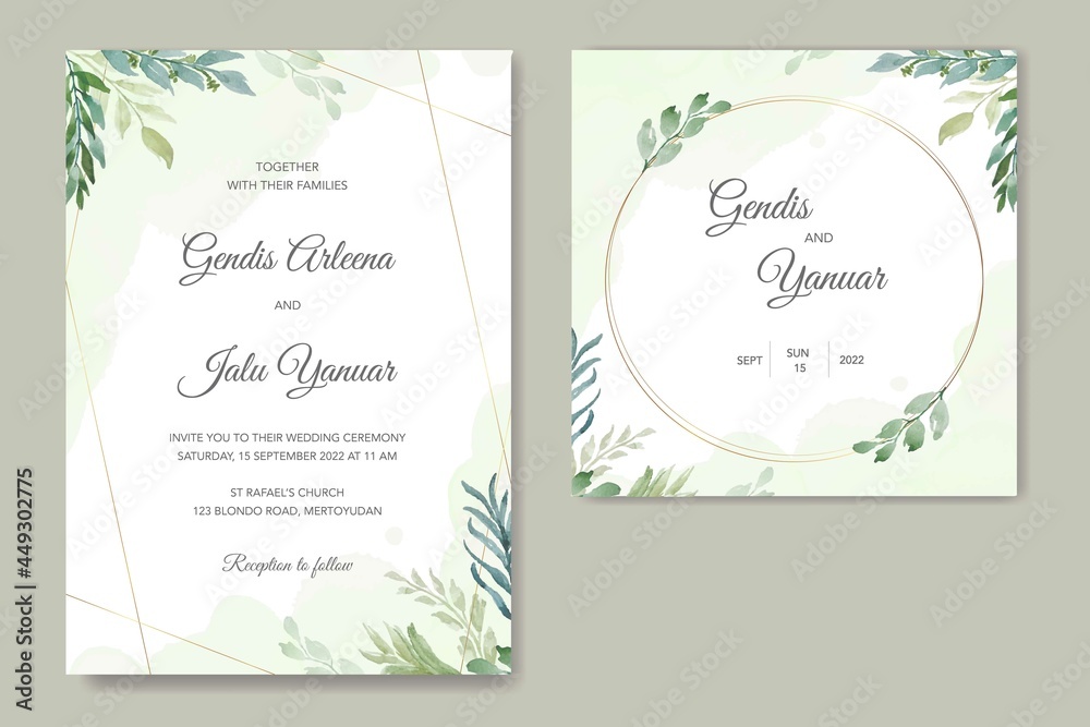 beautiful wedding invitation with floral template beautiful wedding invitation with floral template