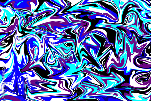 Paint marbling effect abstract background. photo
