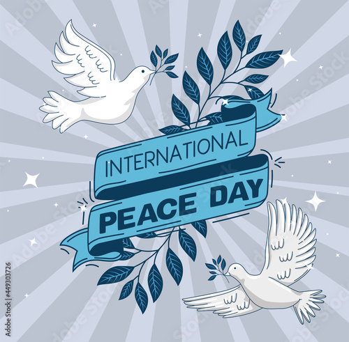 poster of international peace day