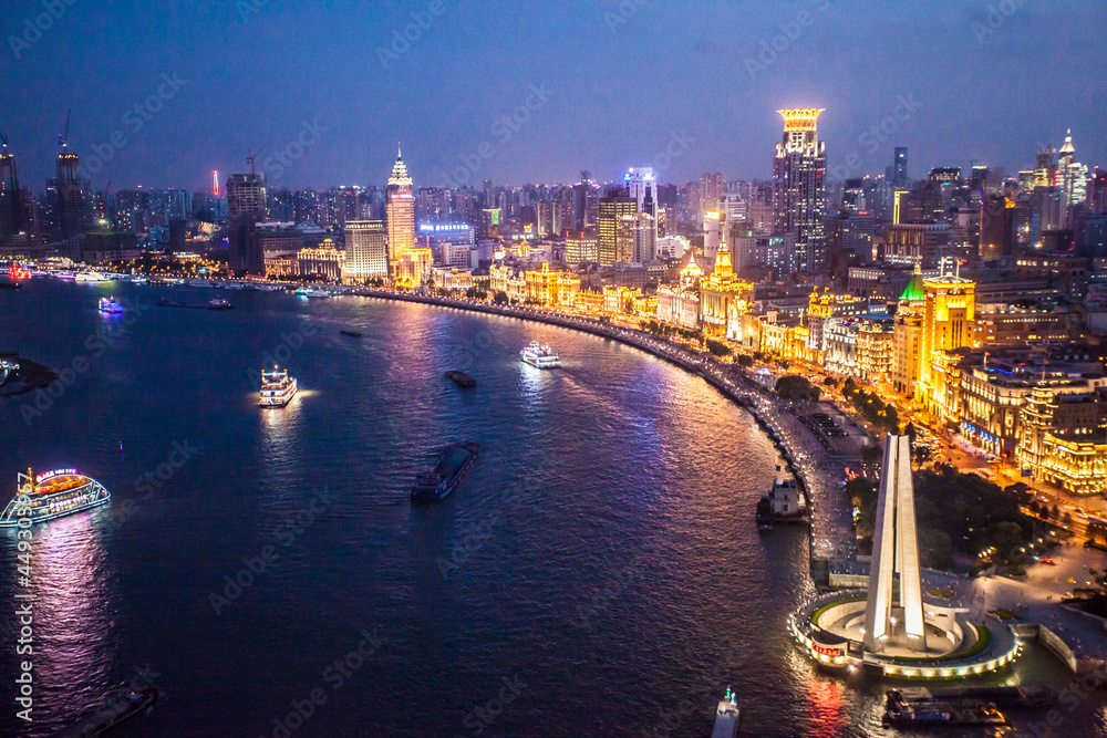 Naklejka premium 상하이