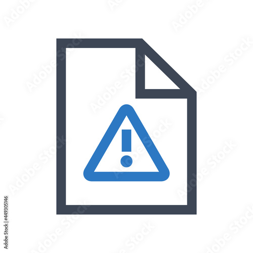 Free Download File error icon vector graphic - GFXLoad