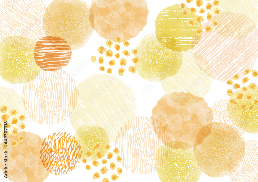 秋の和柄水彩背景stock Vector Adobe Stock