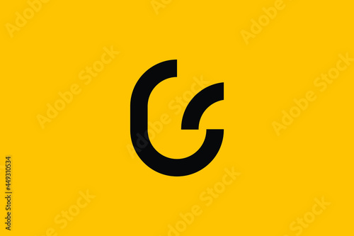 SC letter logo design on luxury background. CS monogram initials letter logo concept. SC icon design. CS elegant and Professional letter icon design on black background. S C CS SC