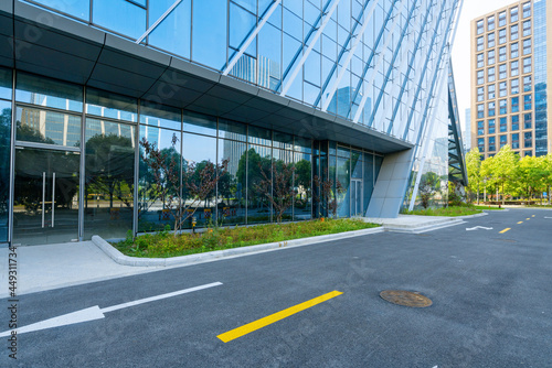 Highway and financial center office building in Ningbo, China