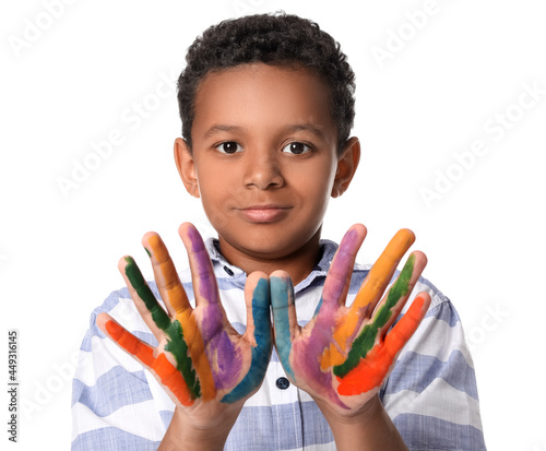 Little African-American boy...