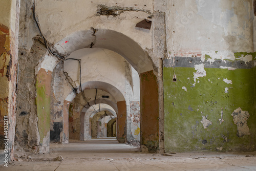 Interior of the abandoned Patarei prison (Patarei Vangla). Tallinn, Estonia. photo