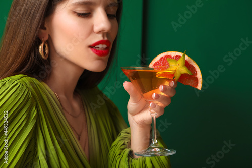 Beautiful young woman with ...