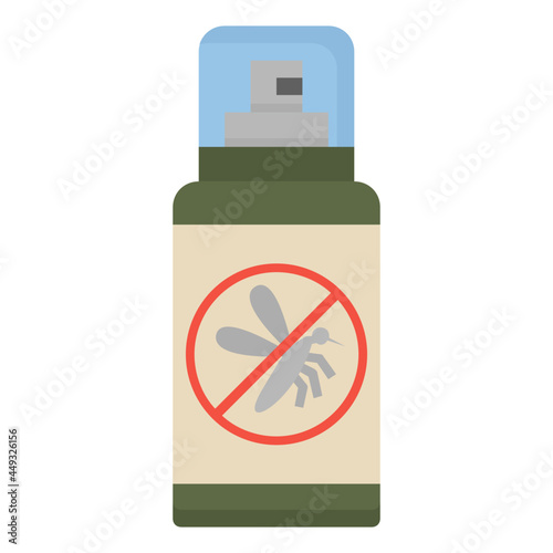 mosquitoes flat icon