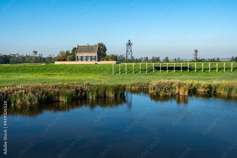 World Heritage, Former Island Schokland, Noordoostpolder, Flevoland Province, The Netherlands