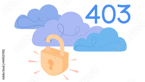 Error page illustration 403