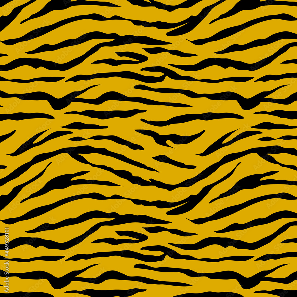 虎模様の背景素材 Stock Illustration Adobe Stock