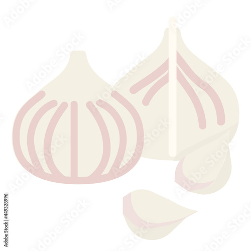 garlic flat icon