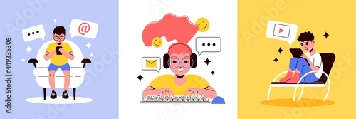 Children Gadget Addiction Design Concept