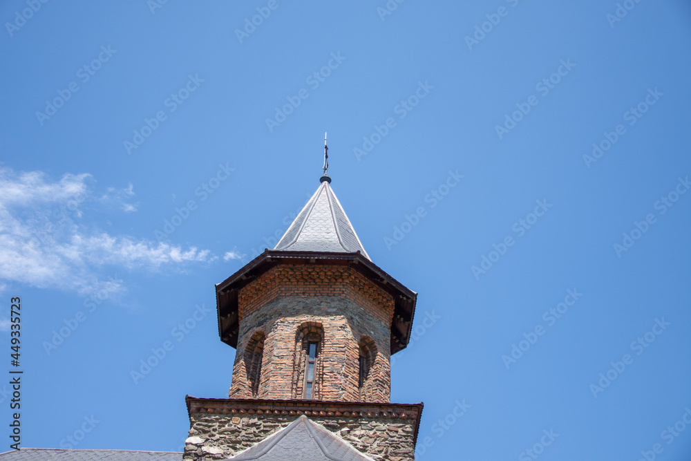 Prislop Monastery from Hunedoara County - Romania ,july 2021 ,the old stone church