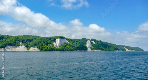 Chalk cliffs at Ruegen photo