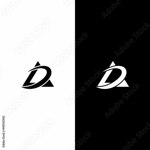 letter DA logo