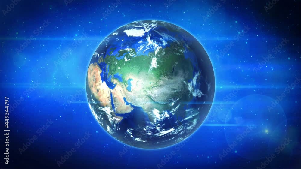 zoom into earth England from space