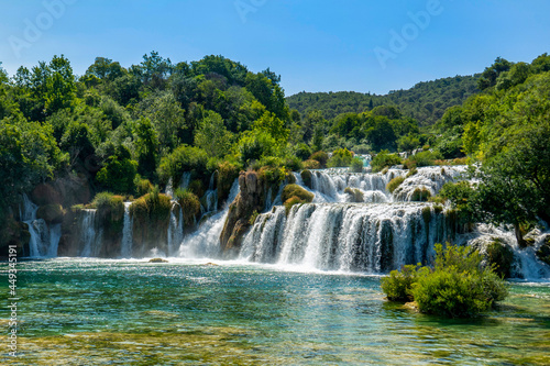 Fototapeta croatia-national-park-waterfalls-krka