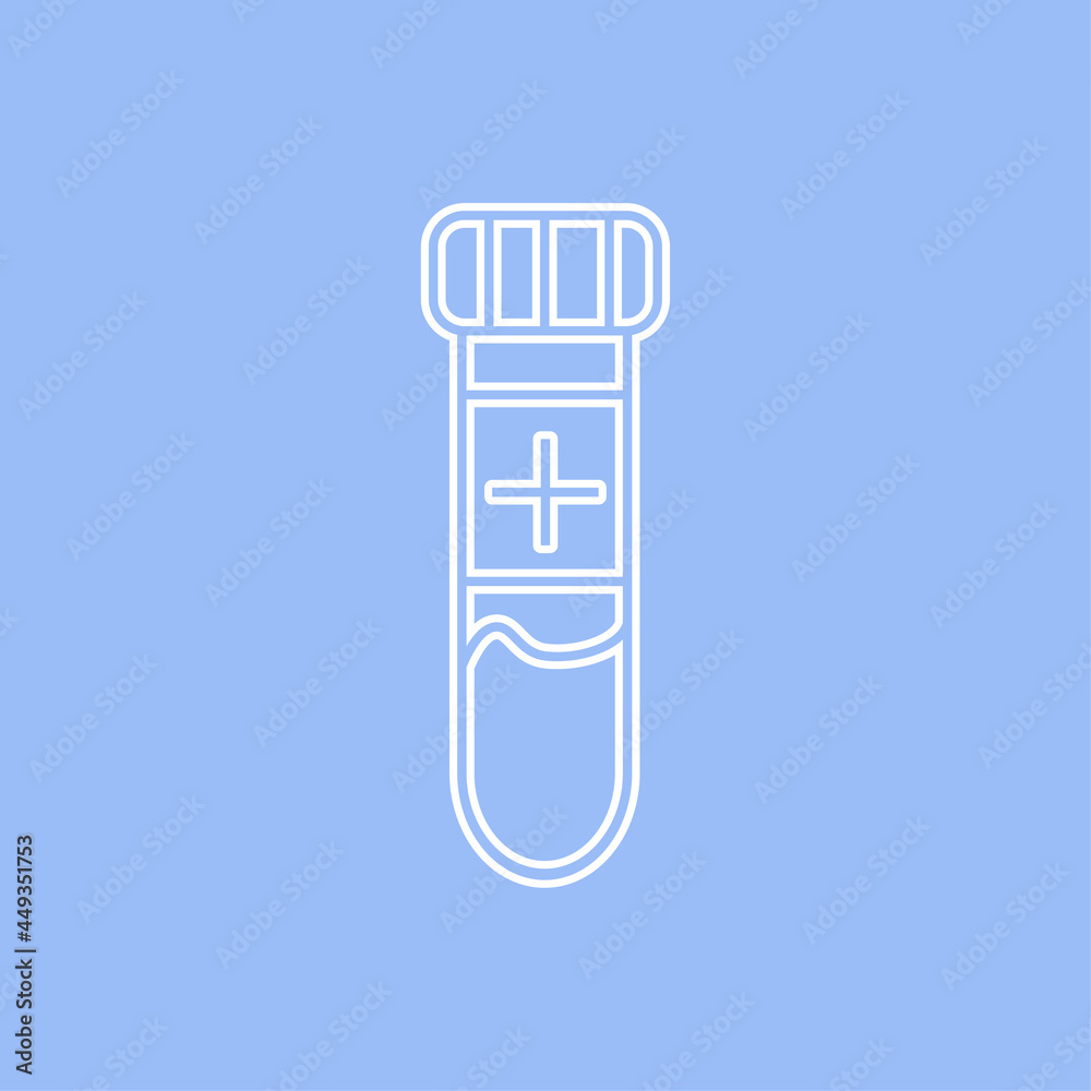 Vaccine icon on white background, vector illustration Vaccine icon on white background, vector illustration