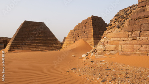 Foto Königsstadt Meroe am Nil