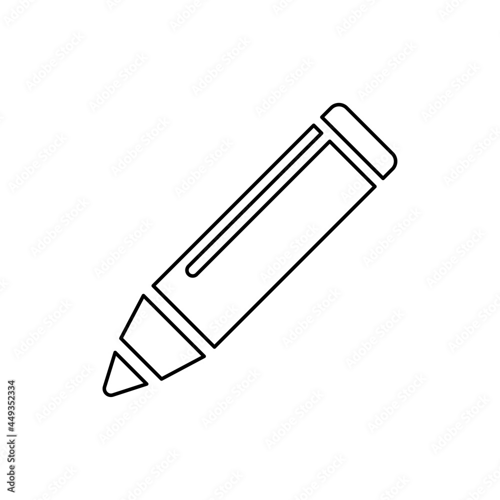 pencil icon n white background, vector illustration pencil icon n white background, vector illustration