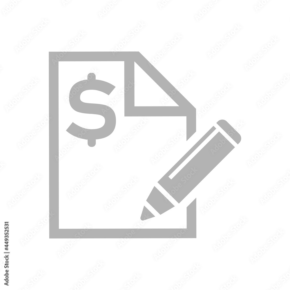 dollar icon on a white background, vector illustration dollar icon on a white background, vector illustration