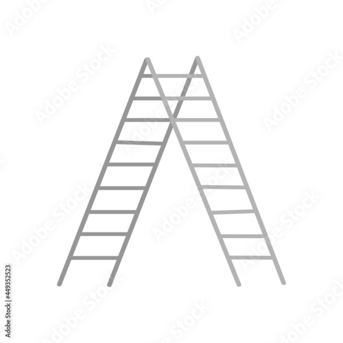 ladder icon on a white background, vector illustration