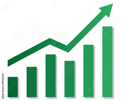 Free Download Graph with increase report - GFXLoad