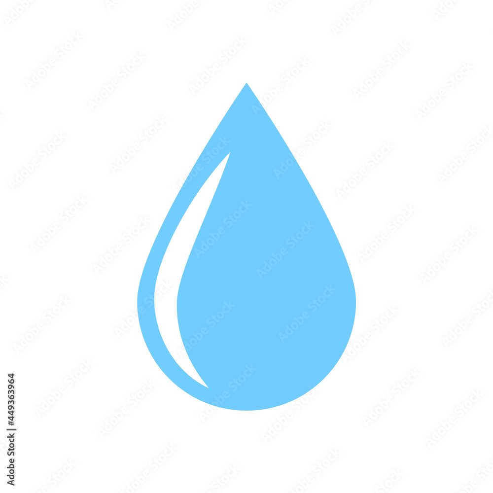 Water drop icon. Vector illustration. EPS 10. Water drop icon. Vector illustration. EPS 10.