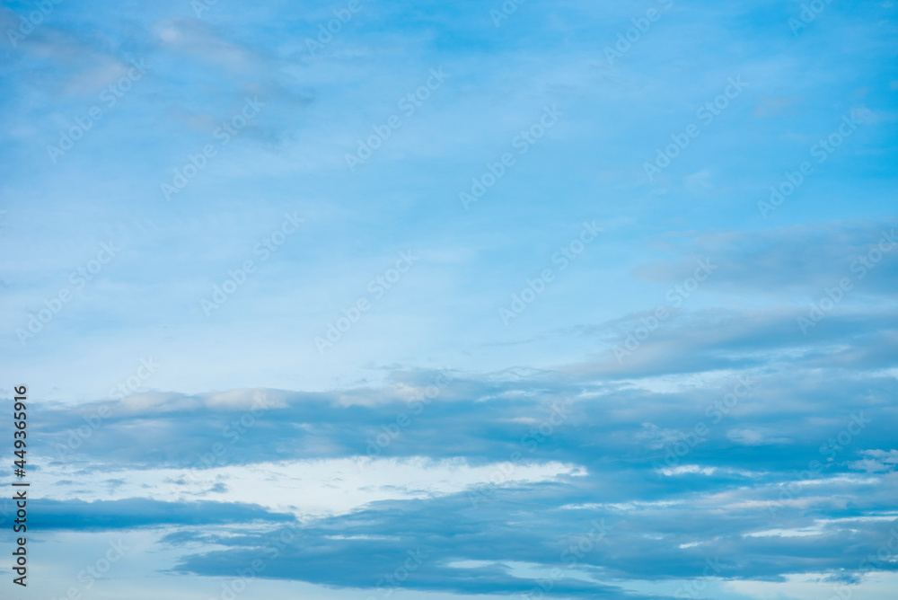 blue sky with clouds