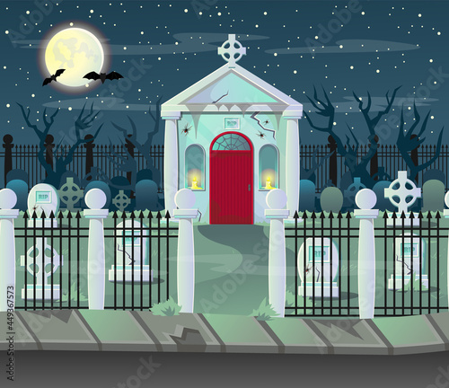 Background for games and mobile applications by layers
