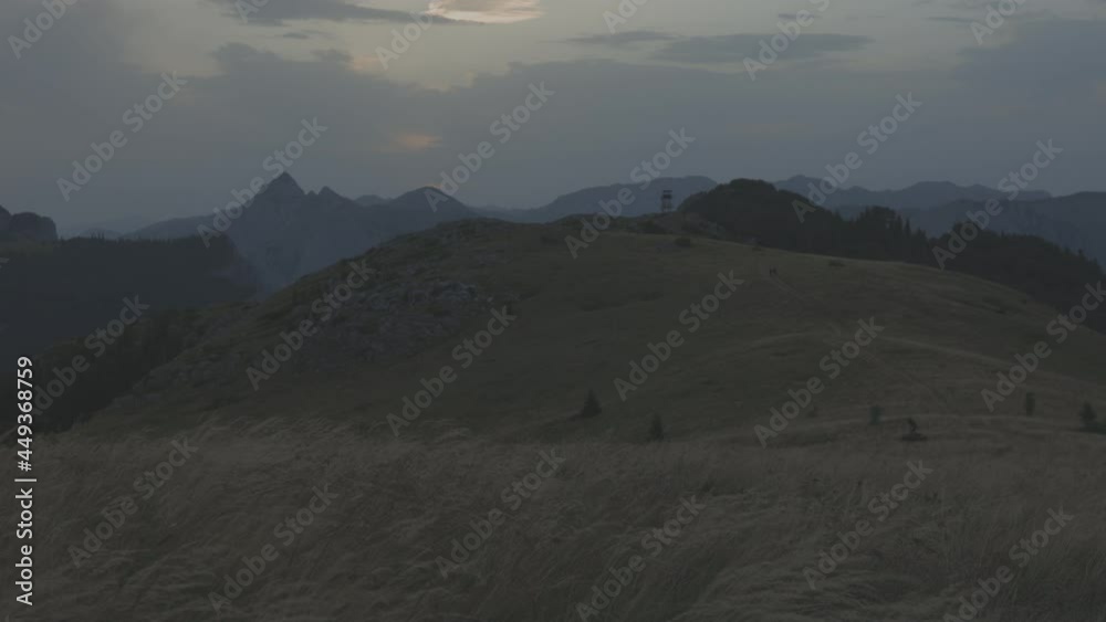 Mountain landscape on summer after sunset Mountain landscape on summer after sunset