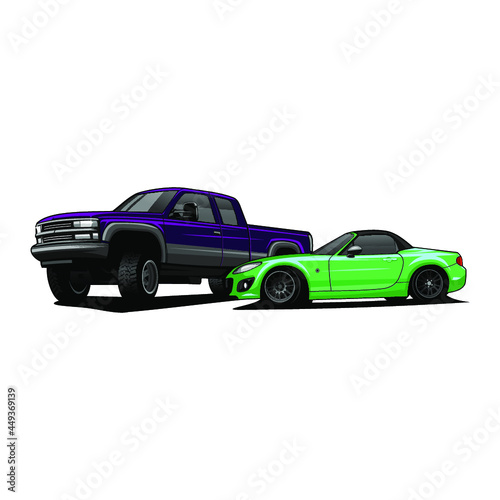 car sport vector illustration © selamet