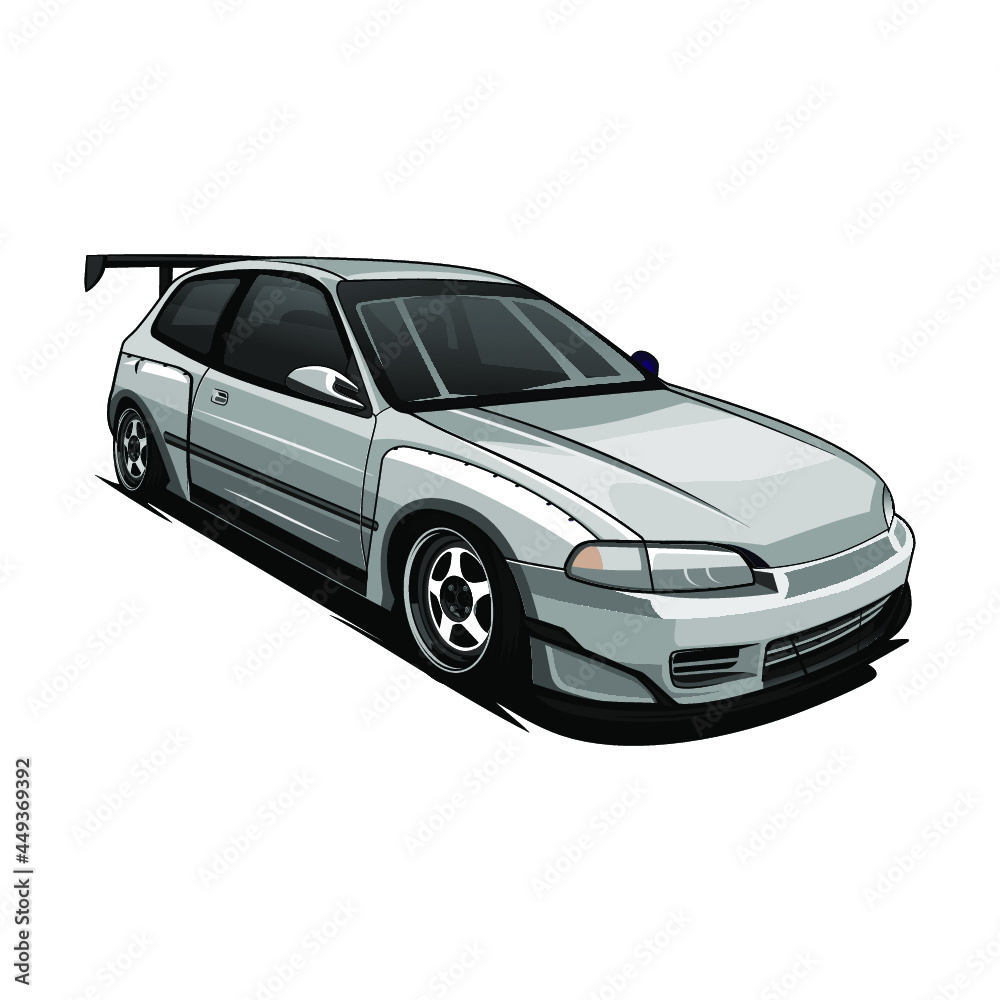 car sport vector illustration