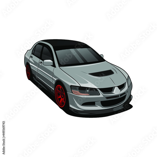 car sport vector illustration