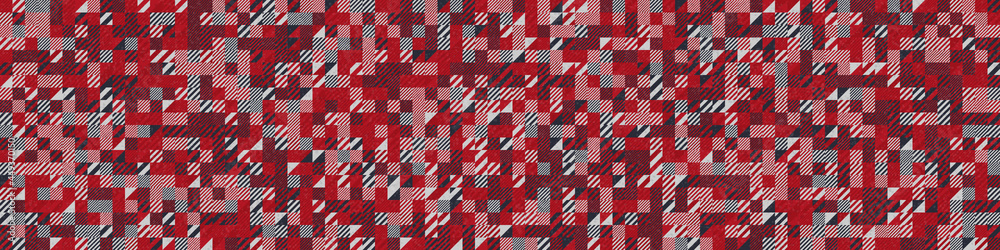 Abstract Geometric Pattern generative computational art illustration