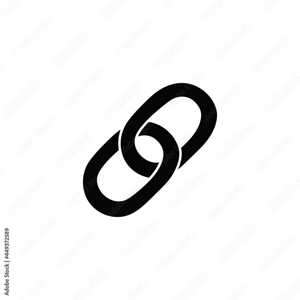 web Link, hyperlink icon in solid black flat shape glyph icon, isolated on white background web Link, hyperlink icon in solid black flat shape glyph icon, isolated on white background