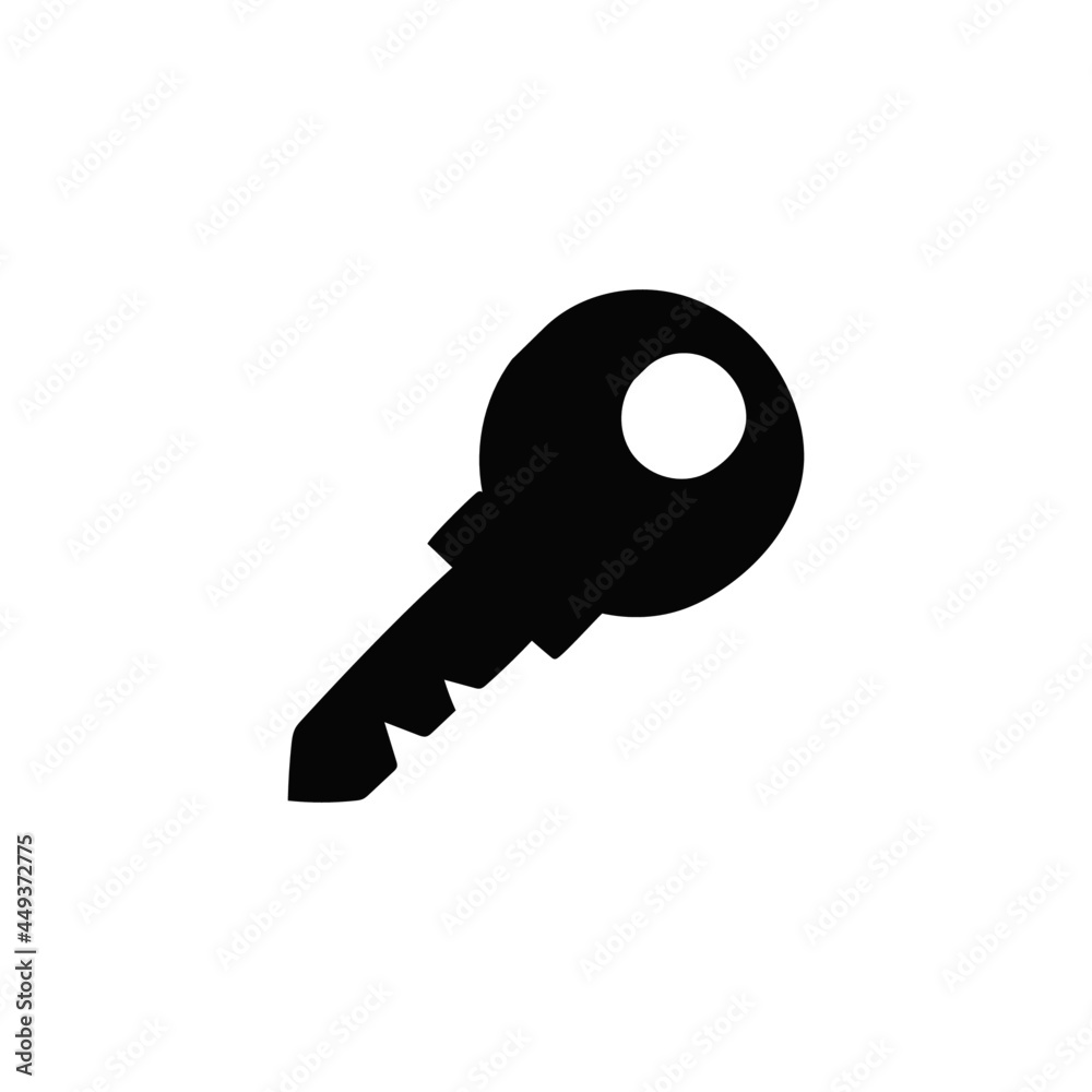 SEO Key optimization icon in solid black flat shape glyph icon, isolated on white background SEO Key optimization icon in solid black flat shape glyph icon, isolated on white background