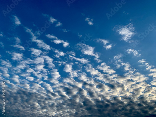 blue sky with clouds