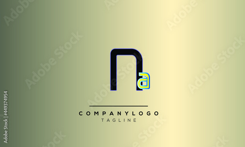 
Abstract Letter InitialVector na an n a Logo Design Template