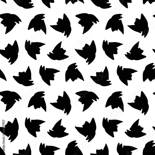 Seamless pattern with birds 